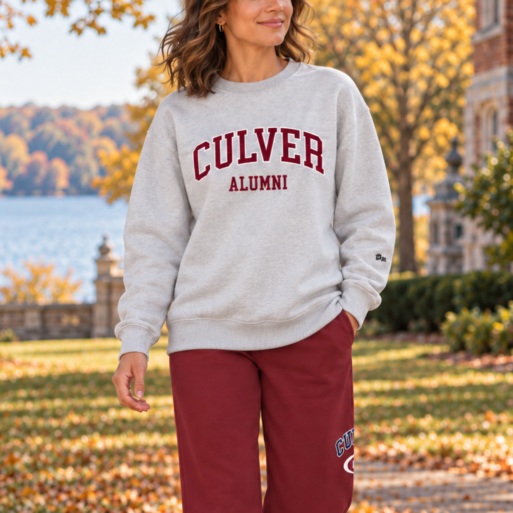 Offside Alumni Crewneck- Heather Grey