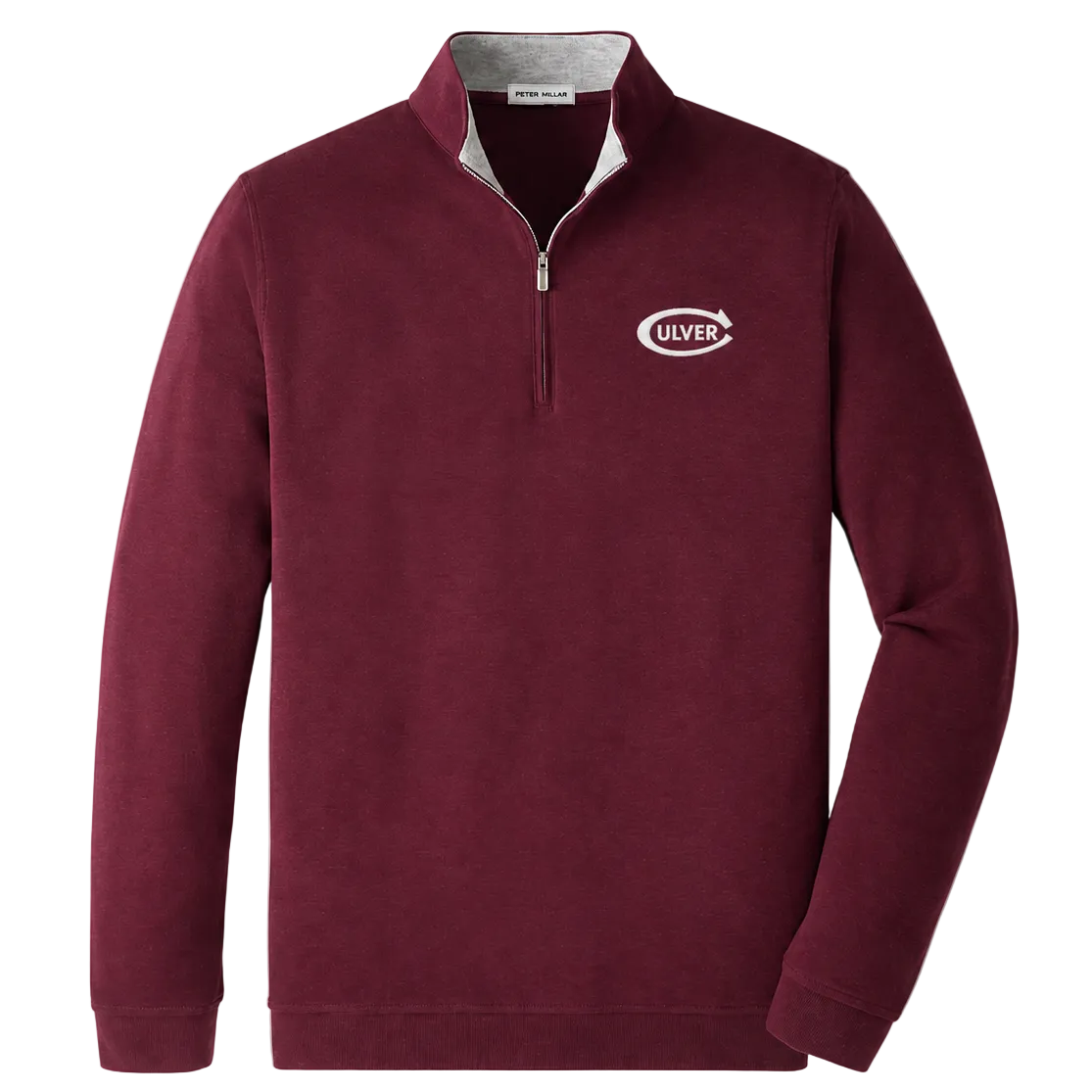 Peter Millar Crown Comfort 1/4 Zip - Bordeaux