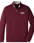 Peter Millar Crown Comfort 1/4 Zip - Bordeaux