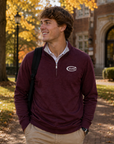 Peter Millar Crown Comfort 1/4 Zip - Bordeaux