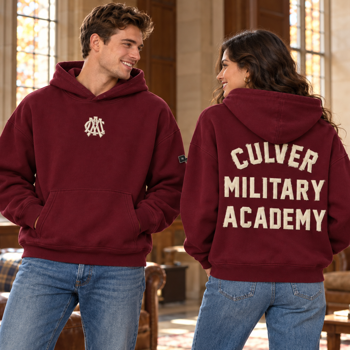 The CMA Standout Hood - Dark Maroon