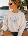 Women's Camp Cashmere Crew - White