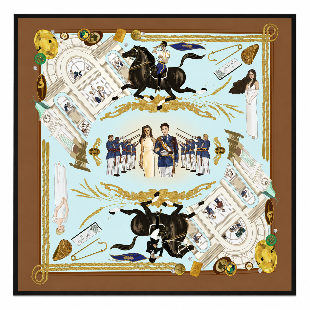 Culver Memories Silk Scarf