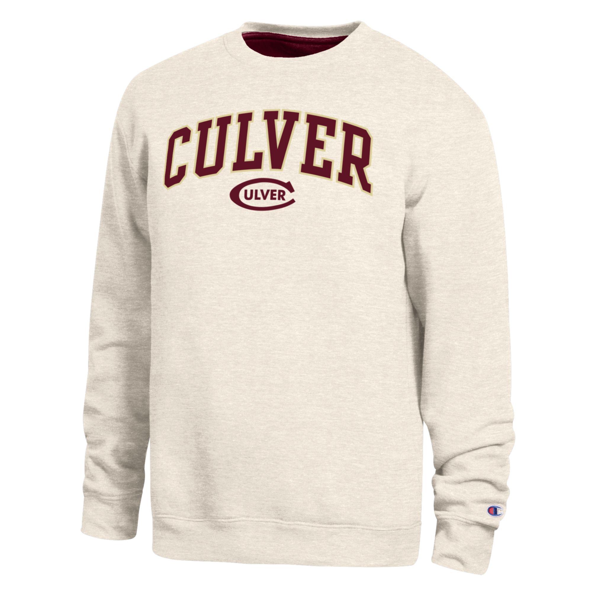 Champion Men's Contrast Crewneck Sweatshirt - Winter White