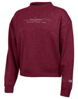 Champion Women's Triumph Crew - Maroon
