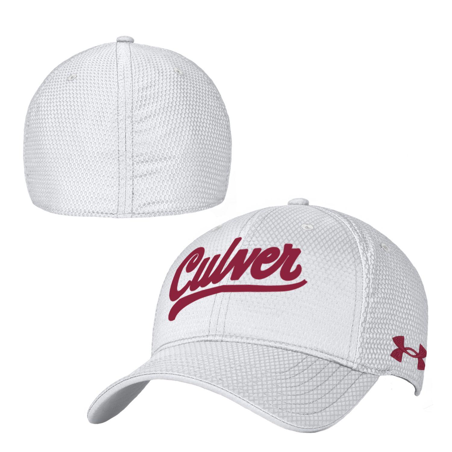 Under Armour Culver Zone Stretch Fit Hat - White
