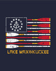 Patriotic Comfort Wash Short Sleeve Tee - Navy