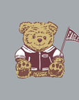 Varsity Bear Champion Powerblend Crew - Heather Grey