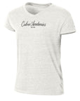 Champion Mom V-Neck Tri-blend Tee - Alabaster
