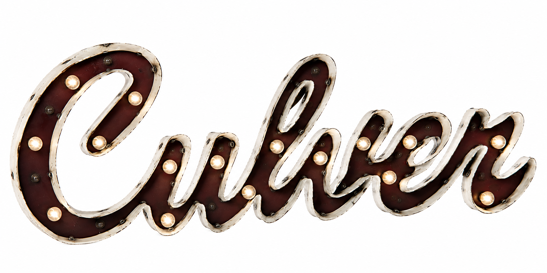 Culver Light Up Sign - Maroon