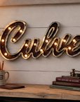 Culver Light Up Sign - Maroon