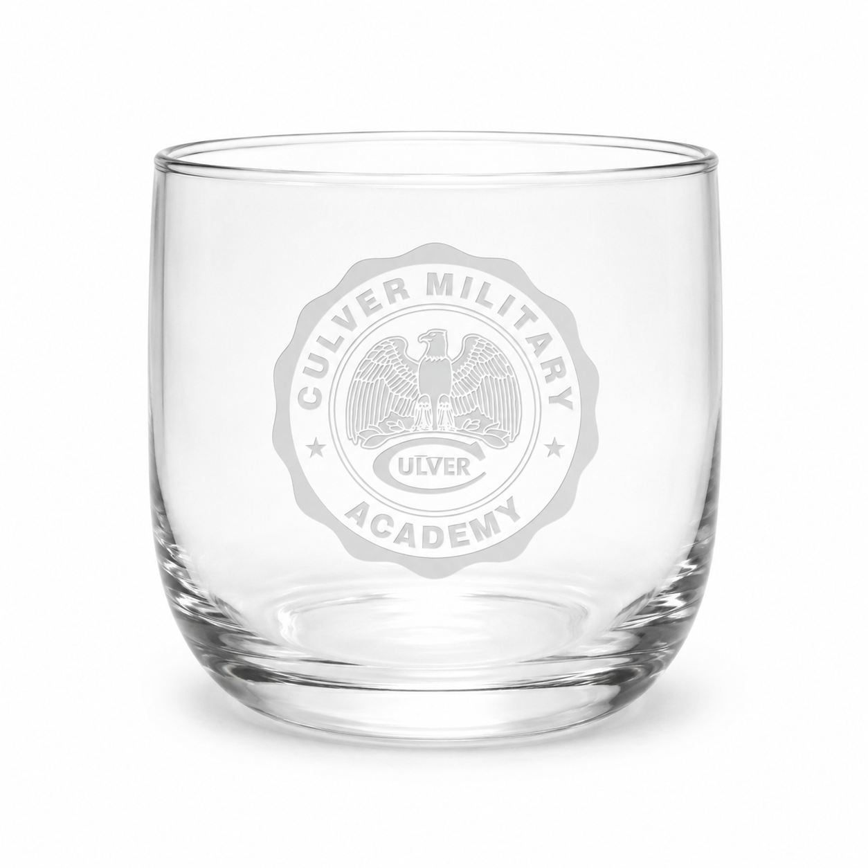 Vintage CMA Seal Rounded Rocks Glass - 10oz