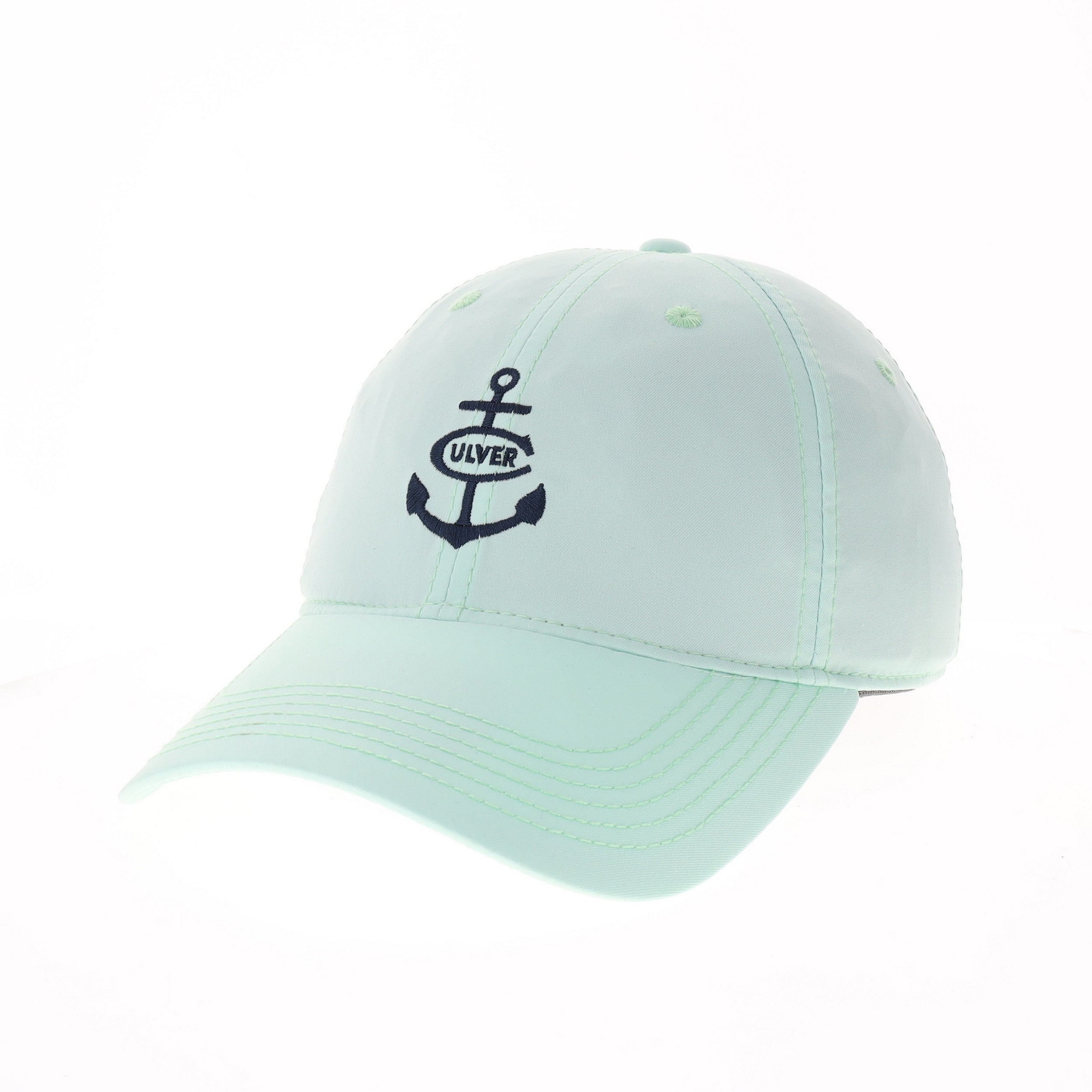 Culver Anchor C Logo Cool Fit Adjustable Hat - Light Mint Green