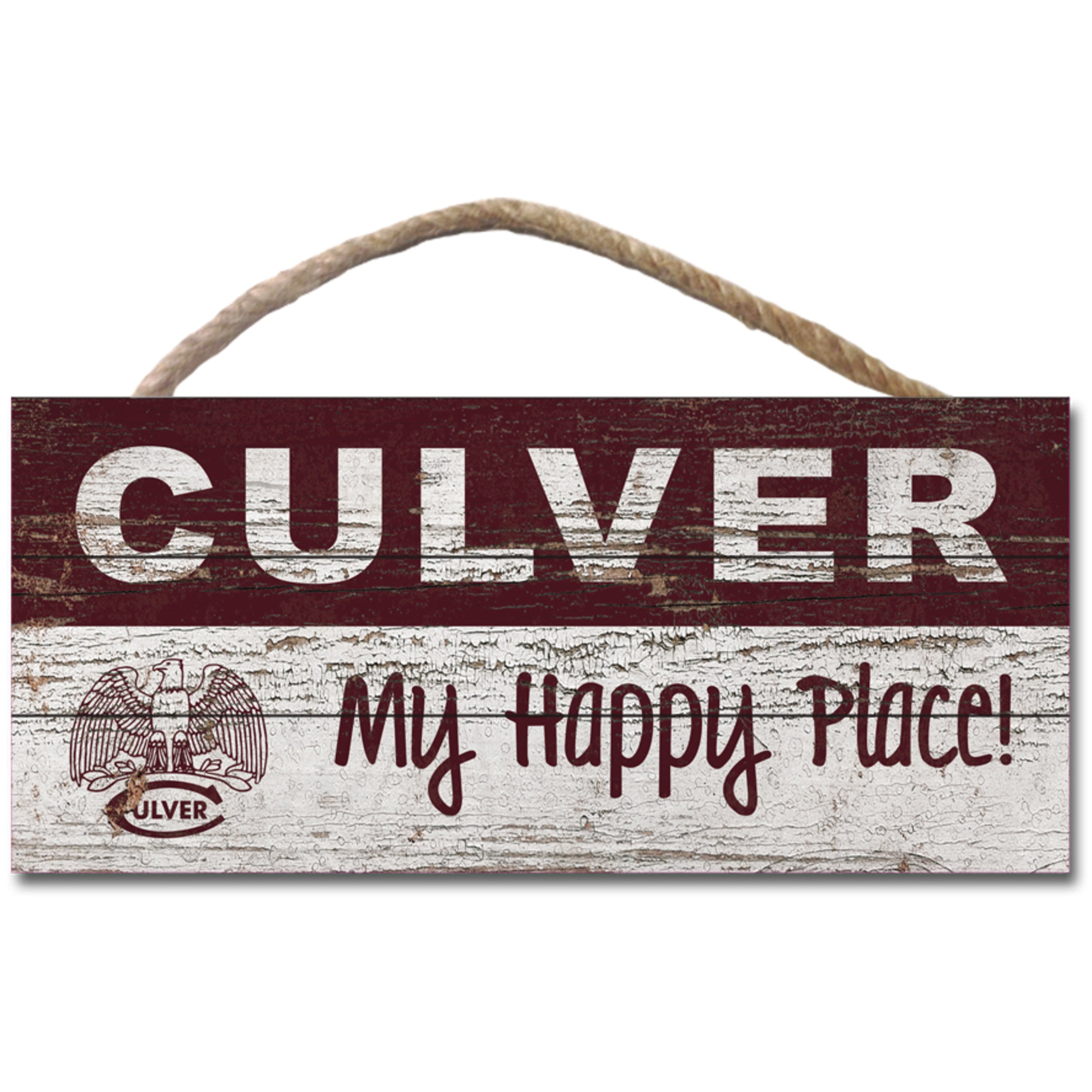 Culver My Happy Place with Rope Hanger