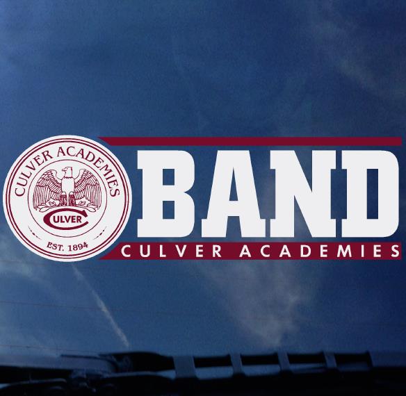 Culver Academies Band Decal