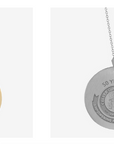 Culver Academy for Girls Crest Florentine Necklace - Cavan Gold