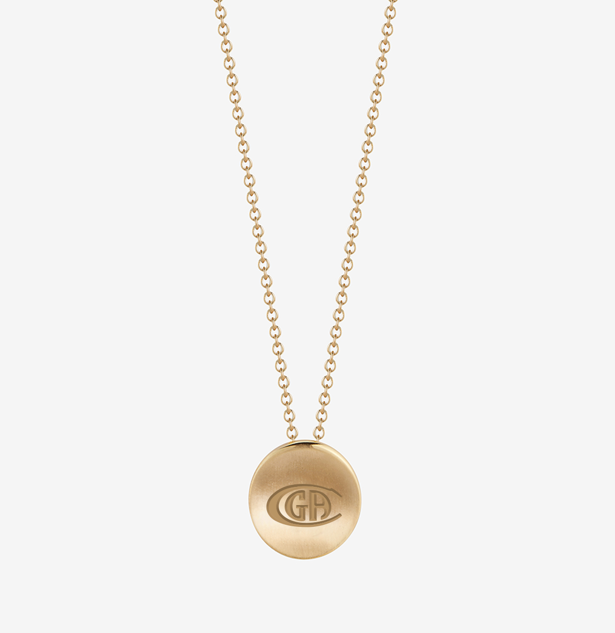 CGA Monogram Organic Petite Necklace - Cavan Gold
