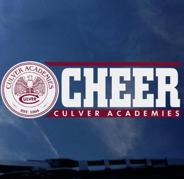 Culver Academies Cheer Decal