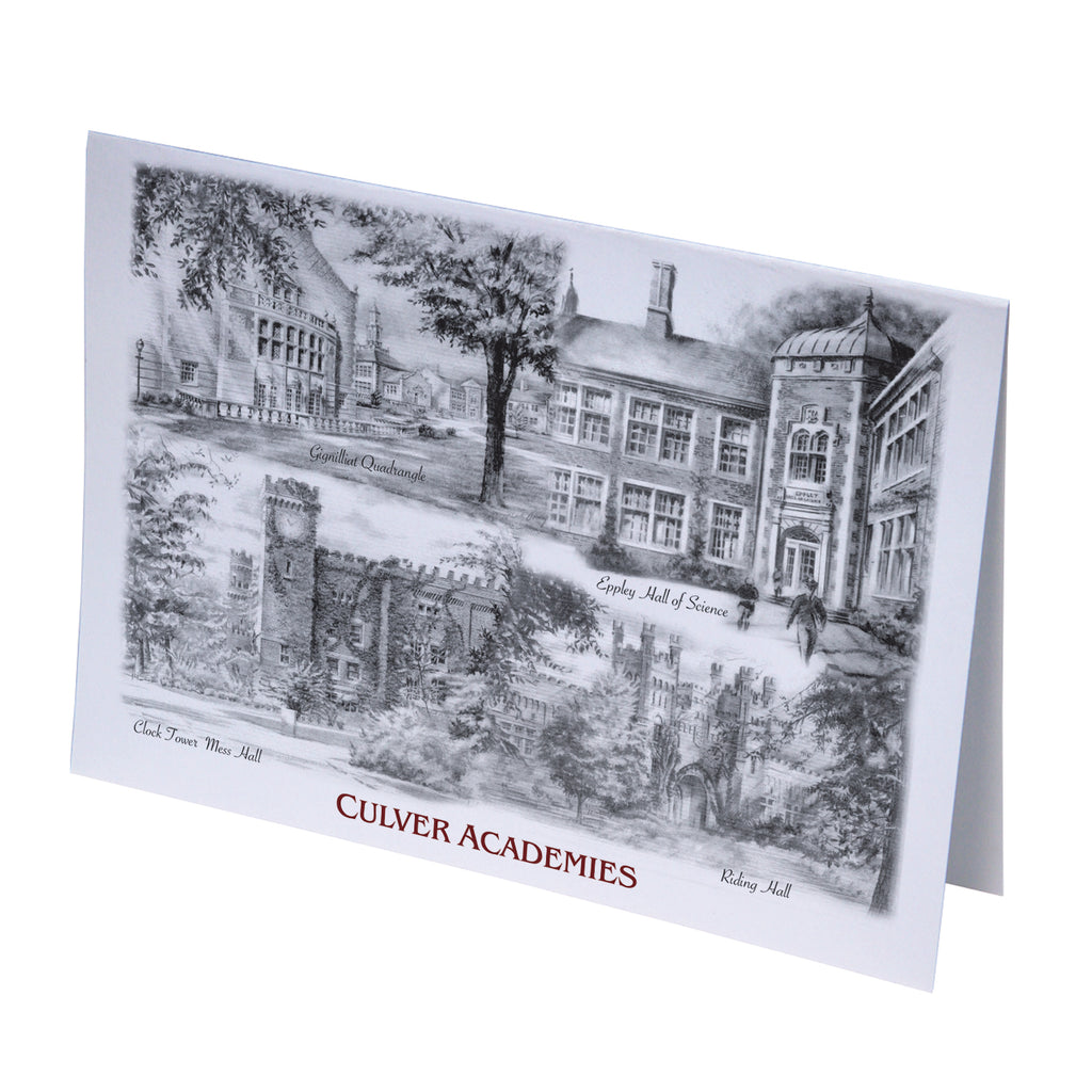 Culver Buildings Note Cards featuring Historical Sketches - 10 pack ...