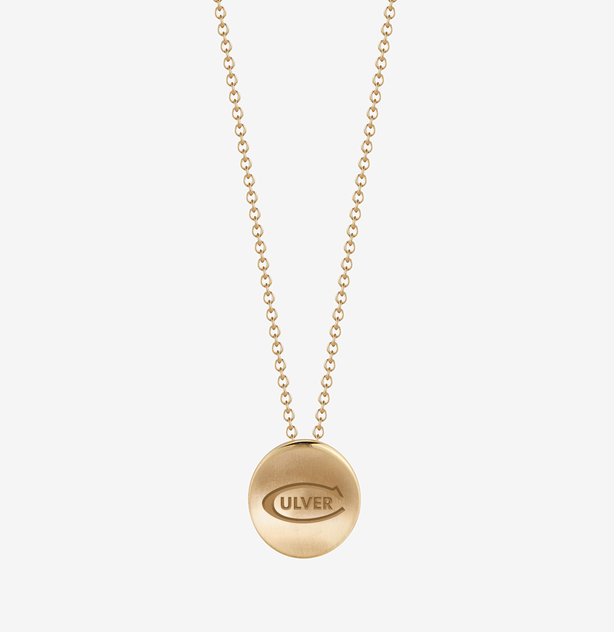 Culver C Logo Organic Petite Necklace - Cavan Gold