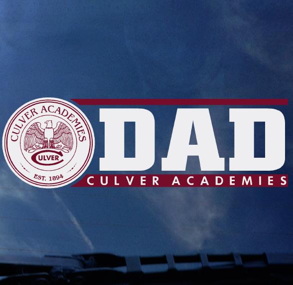 Culver Academies Dad Decal