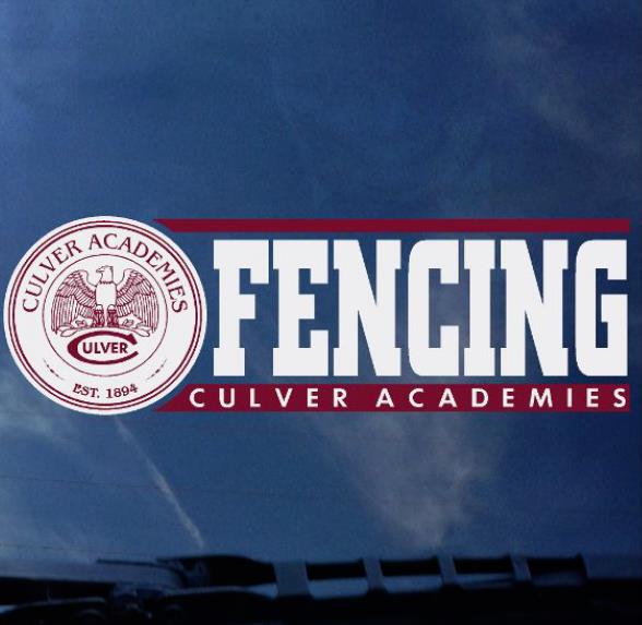 Culver Academies Fencing Decal