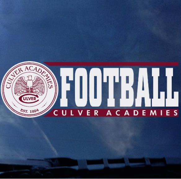 Culver Academies Football Decal