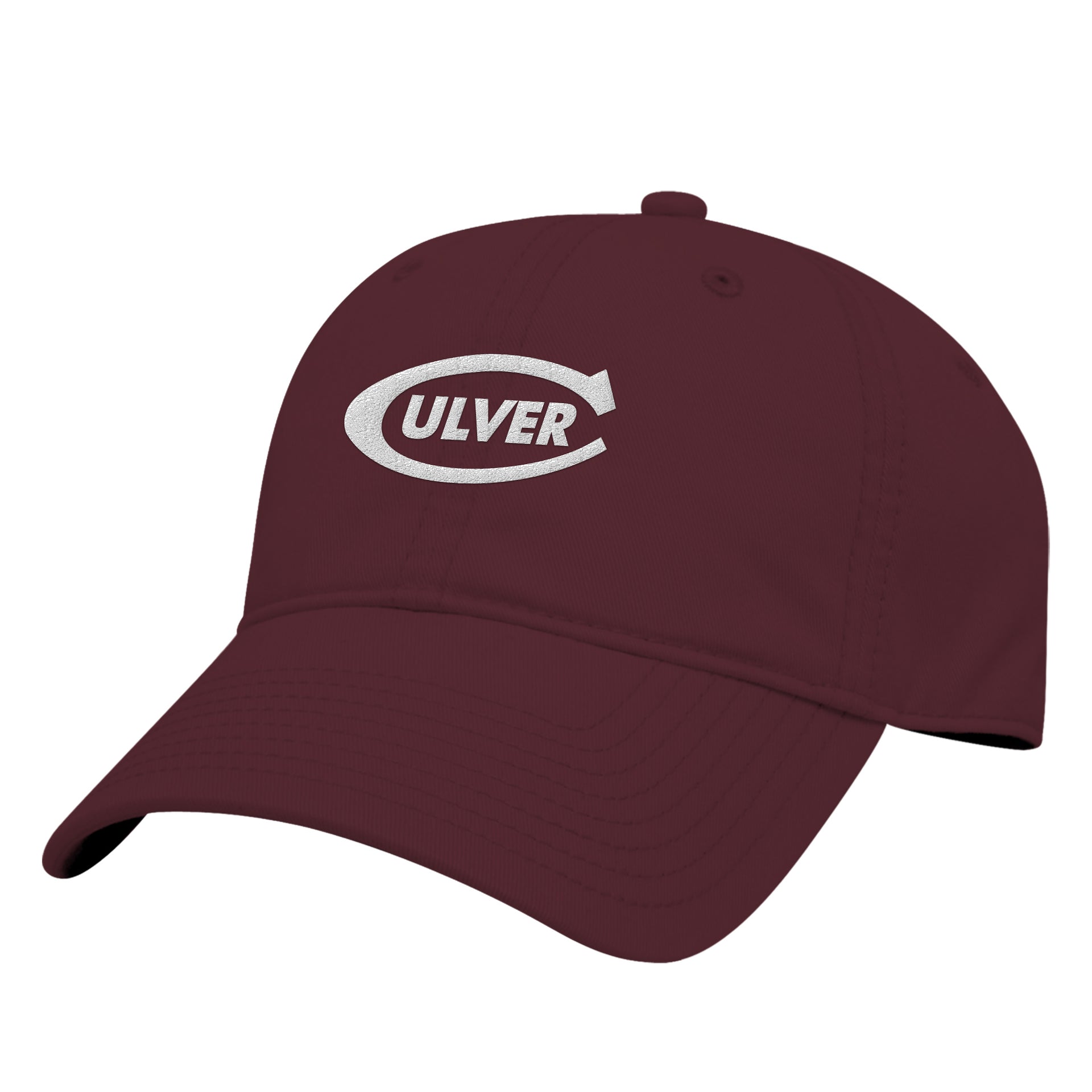 Classic Culver Visor-Stone/Maroon – Culver Eagle Outfitters