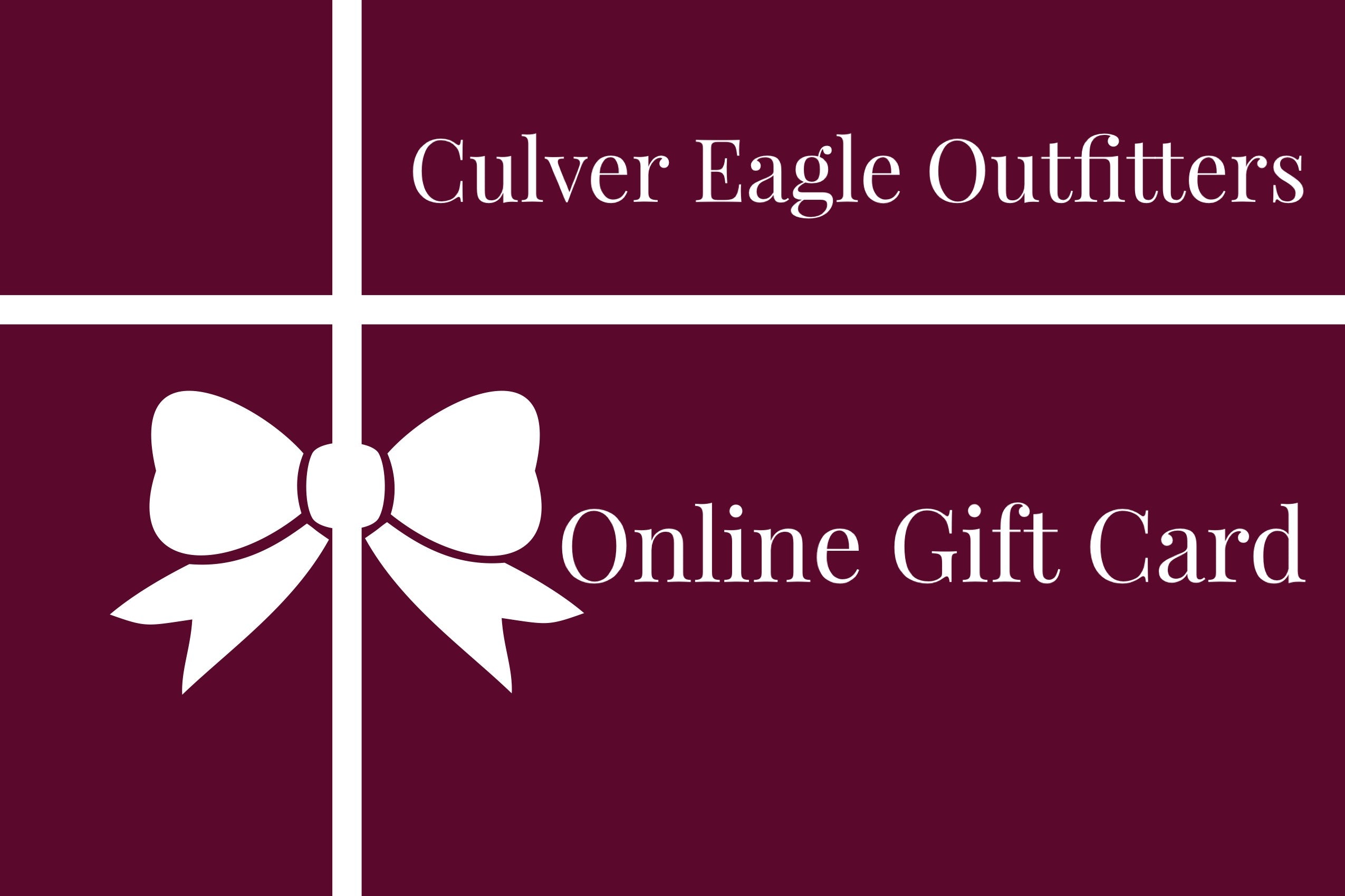 Online Gift Card Culver Eagle Outfitters