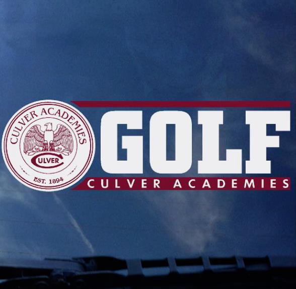 Culver Academies Golf Decal