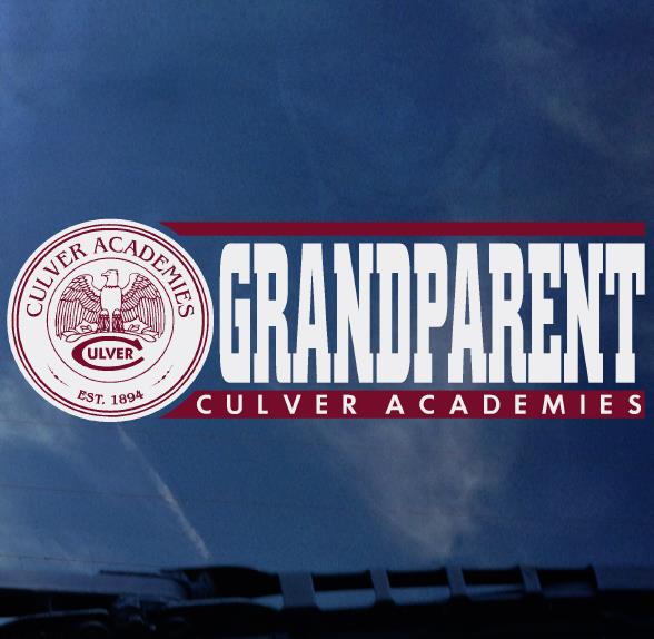 Culver Academies Grandparent Decal