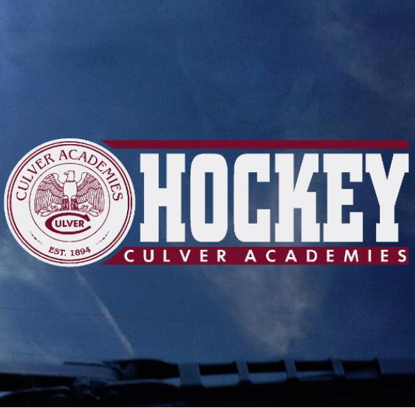 Culver Academies Hockey Decal