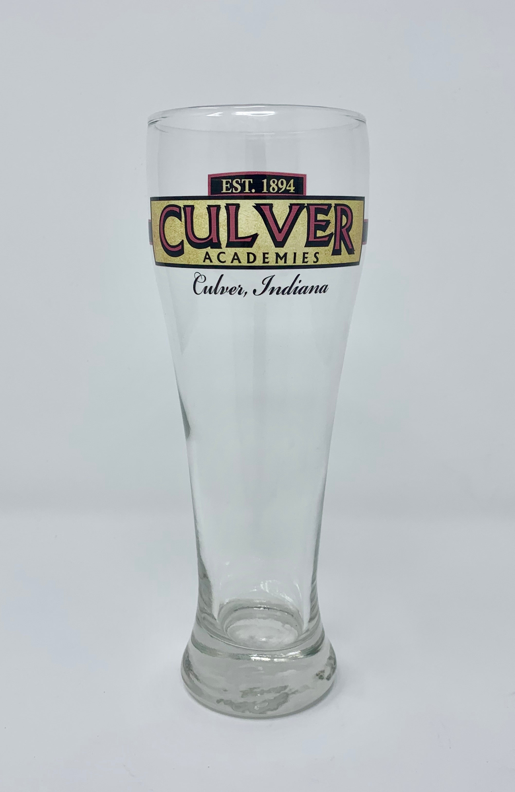 Culver Academies Pilsner Glass - 23oz