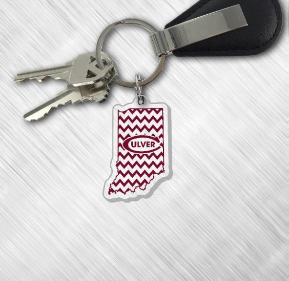 State of Indiana Culver &quot;C&quot; Logo Key Tag