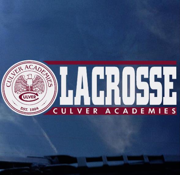 Culver Academies Lacrosse Decal