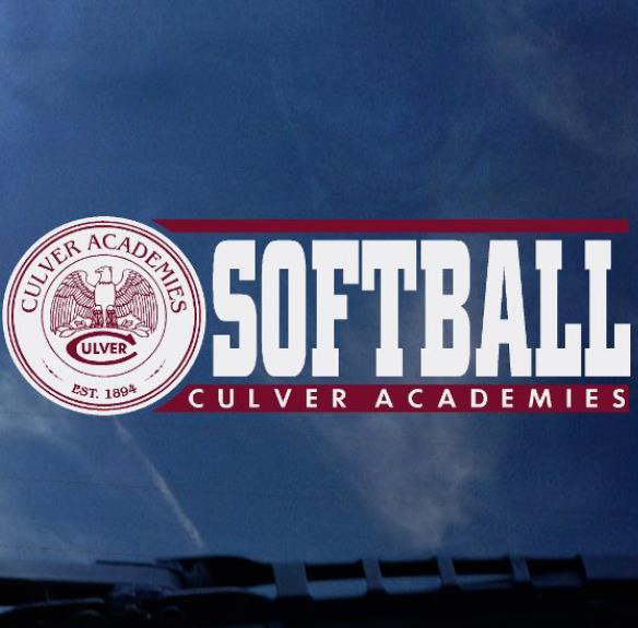 Culver Academies Softball Decal