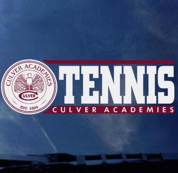 Culver Academies Tennis Decal