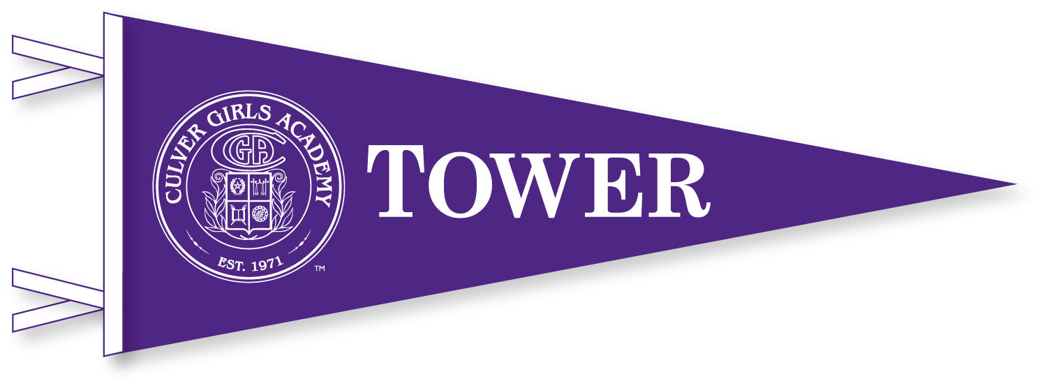 Tower Pennant - 9&quot; x 24&quot;