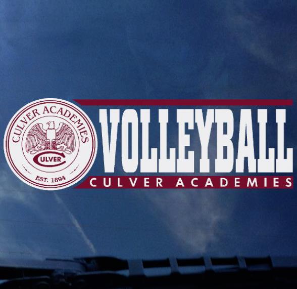 Culver Academies Volleyball Decal