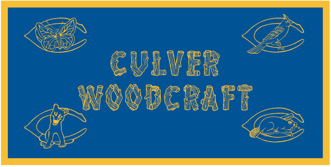 Woodcraft Banner - 18&quot; x  36&quot;