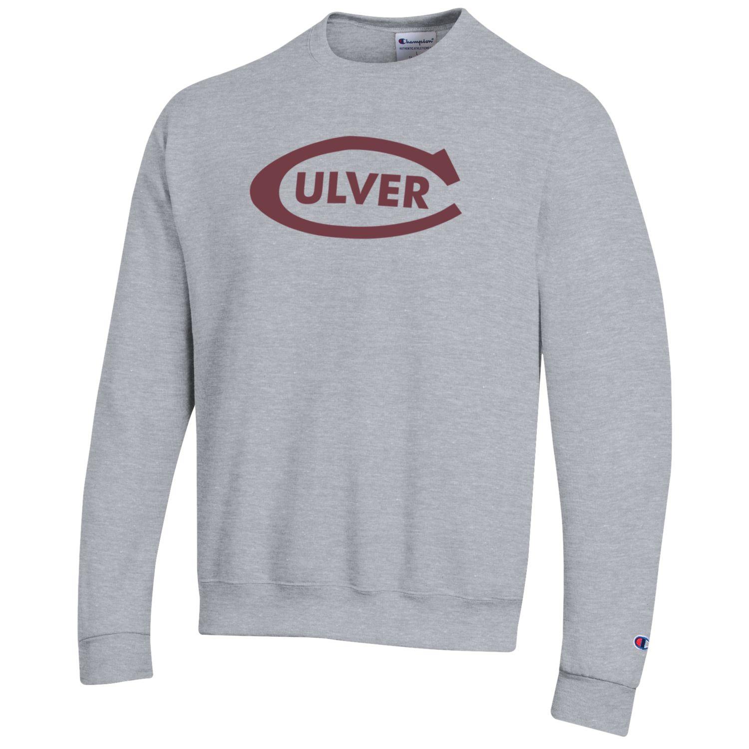 Champion Culver C Eco Powerblend Crew Heather Grey Culver Eagle Outfitters