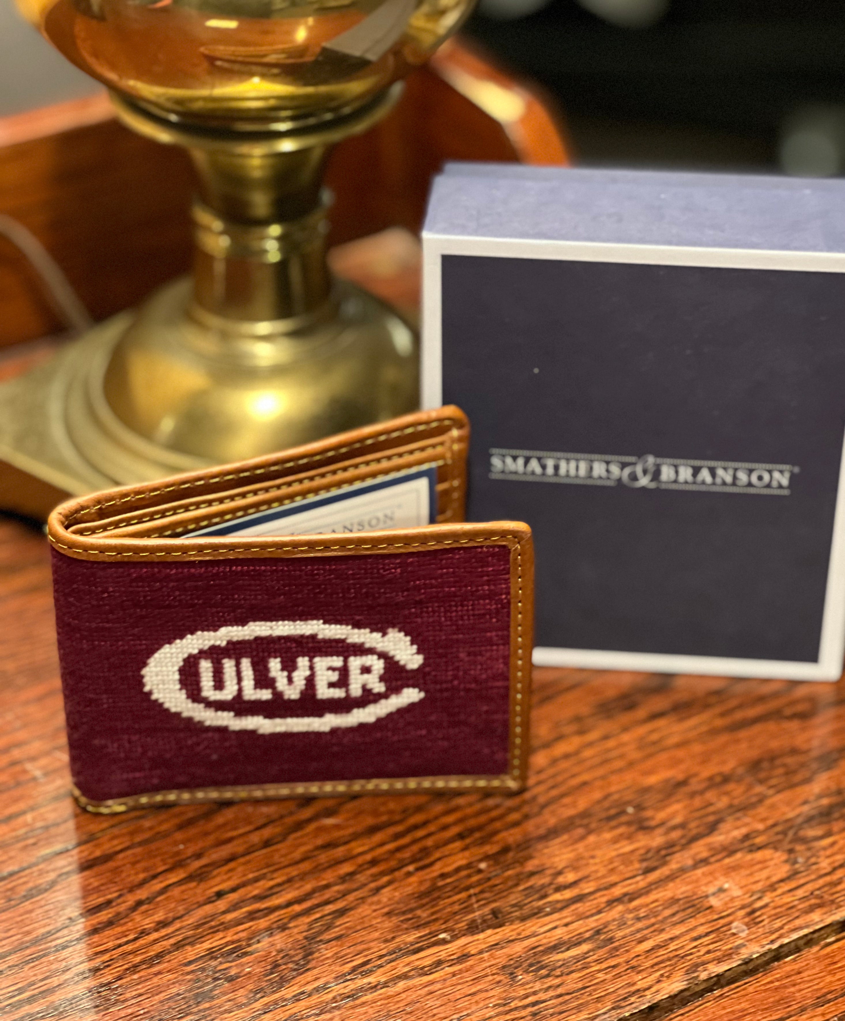 Smathers and Branson Maroon Wallet