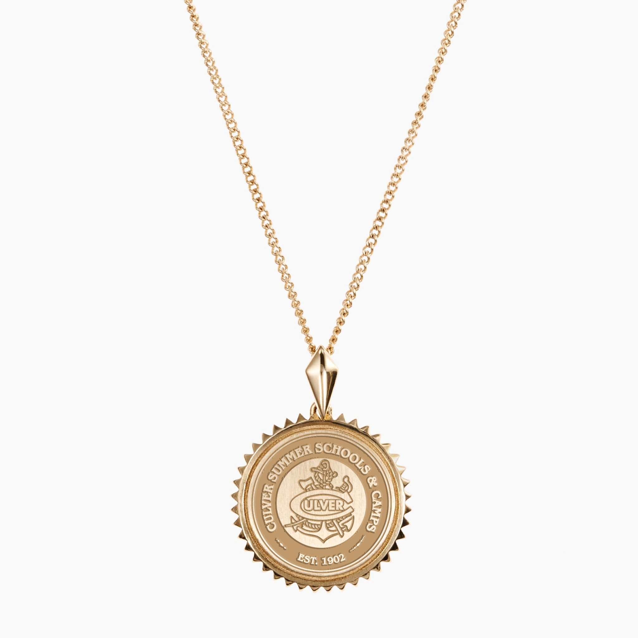 CSSC Seal Sunburst Necklace - Cavan Gold